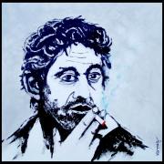 Serge Gainsbourg - 50x50x2 -N'est plus Dispo